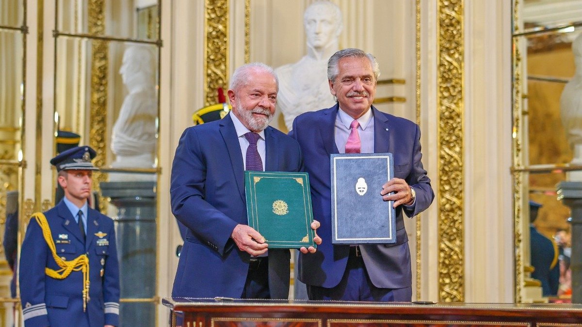 Lula e Alberto Fernández, presidente da Argentina