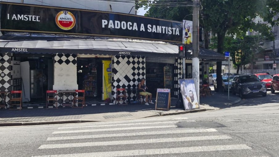 Padaria no Canal 5 é o ponto de encontro de torcedores do Santos FC