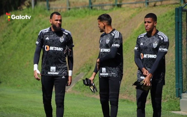 Atlético-MG segue se preparando para duelo contra o Goiás