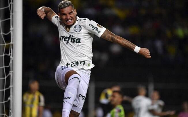 Navarro desencanta, e Palmeiras goleia o Deportivo Táchira pela estreia na Libertadores-2022