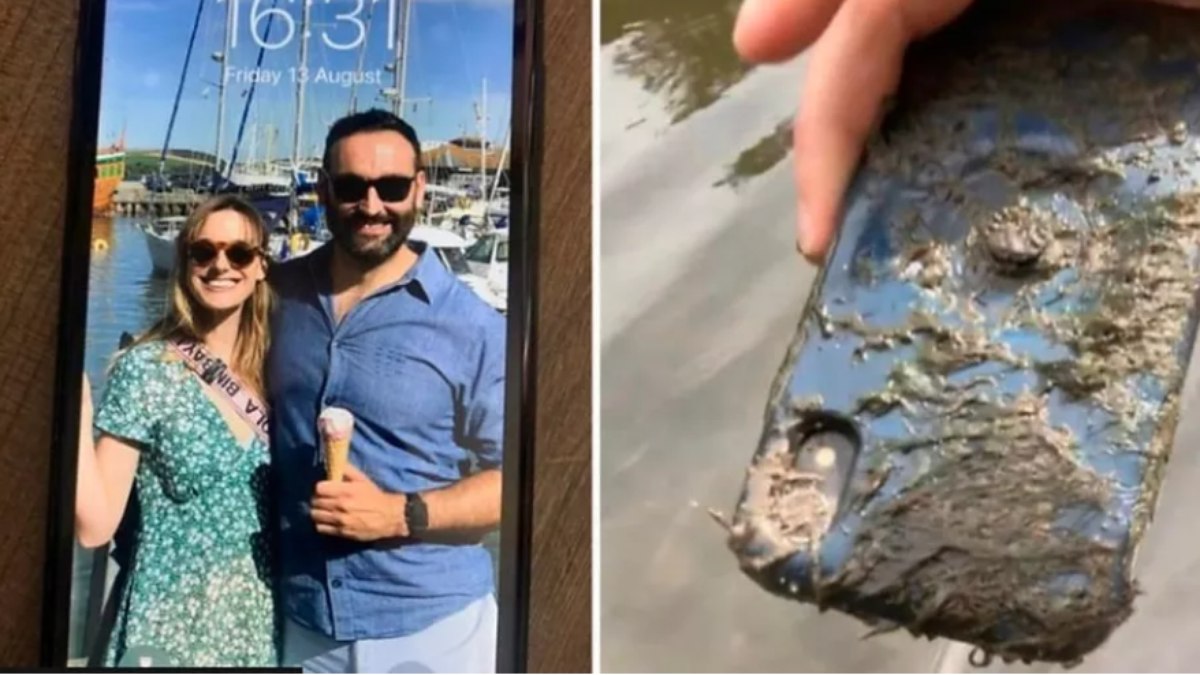 iPhone foi encontrado em lago 10 meses após ser perdido