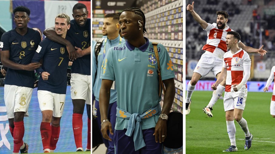 Brasil encara França e Croácia no mês de março