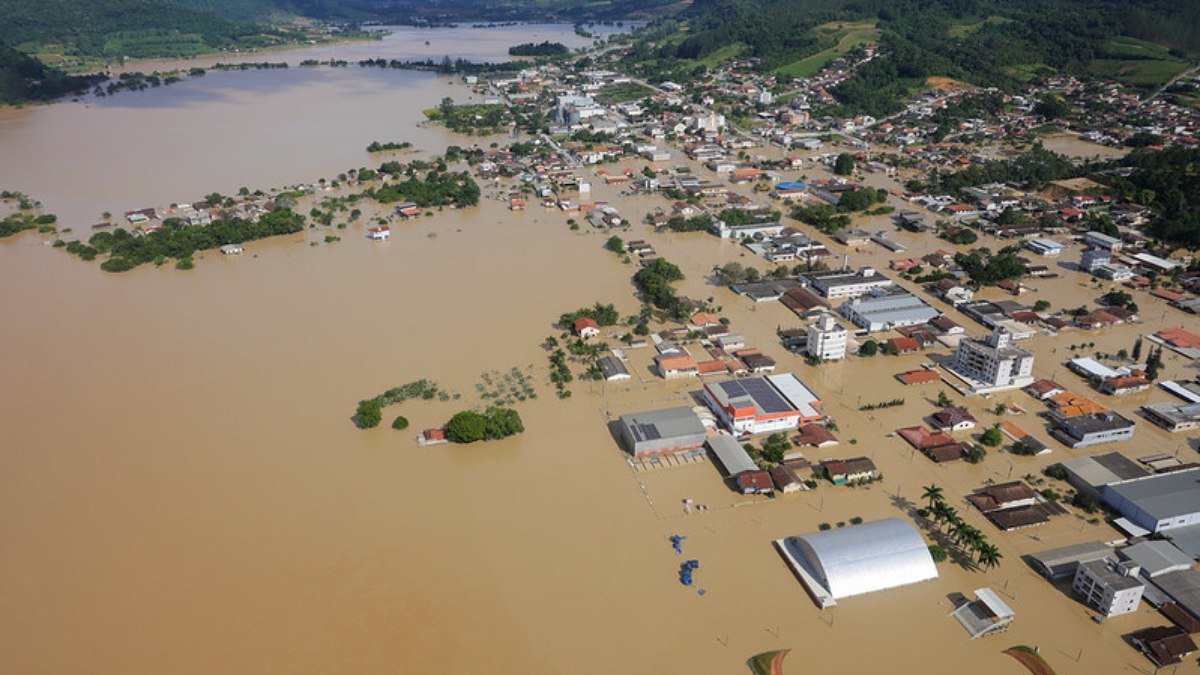 Chuvas castigaram o Rio Grande do Sul e Santa Catarina