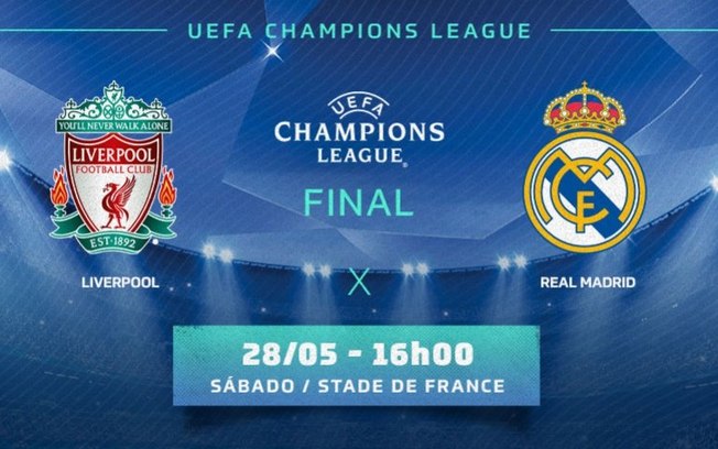 Liverpool x Real Madrid: onde assistir, horário e escalações da final da Champions League