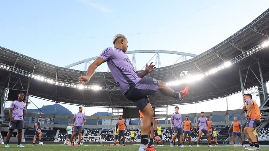 O Nilton Santos é um dos 5 estádios com grama sintética no Brasileirão 2026 O Nilton Santos é um dos 5 estádios com grama sintética no Brasileirão 2026