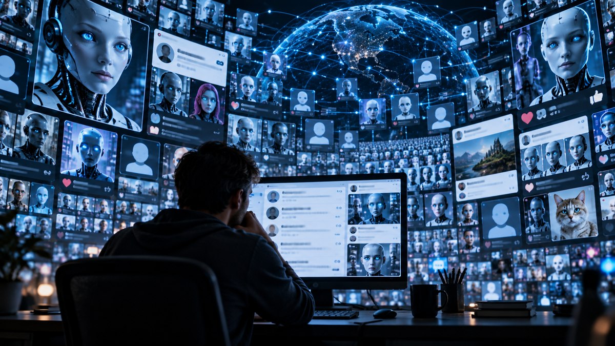Segundo levantamento da empresa de cibersegurança Thales, os robôs foram responsáveis por 53% do tráfego web registrado em 2025