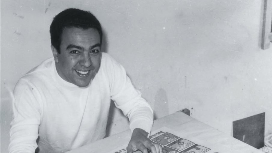 Mauricio de Sousa no início da carreira