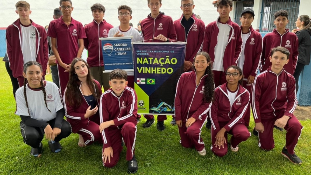 16 medalhas foram conquistadas por atletas de Vinhedo em Regional de Natação 