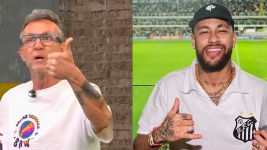 Neto ironiza ajuda de Neymar e alerta o Santos sobre rebaixamento Neto ironiza ajuda de Neymar e alerta o Santos sobre rebaixamento