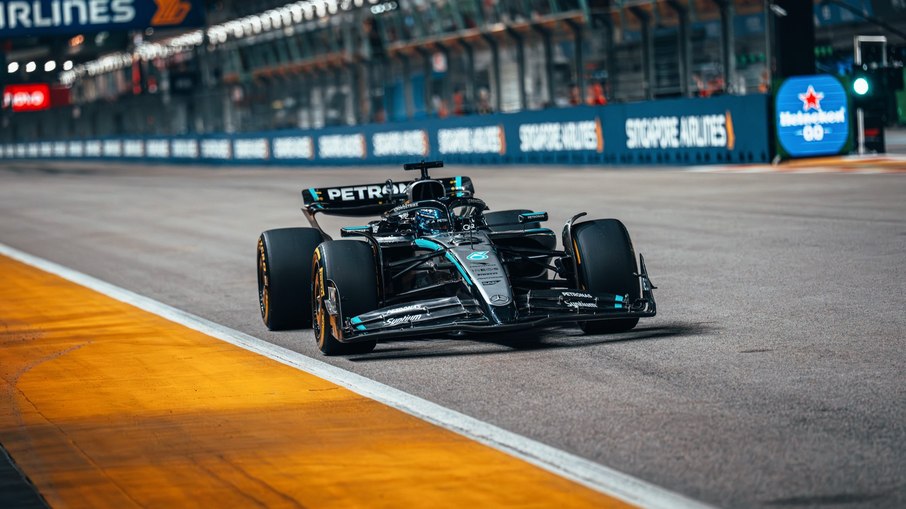 George Russell brilhou no quali