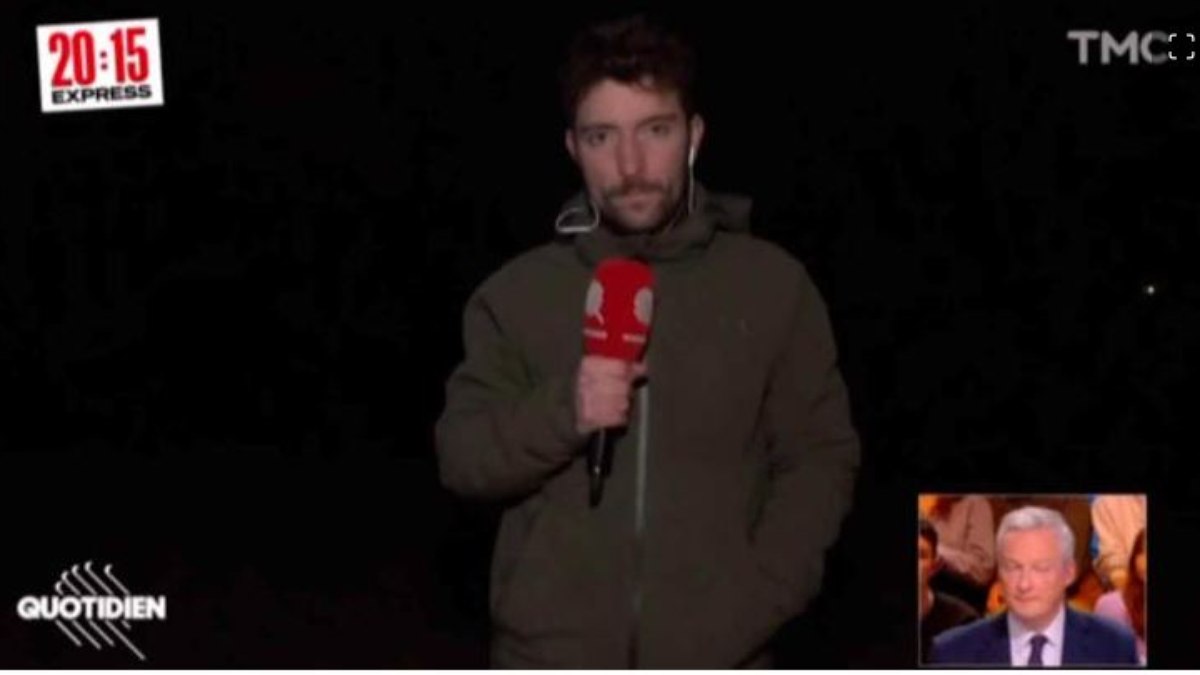 Un missile russe explose derrière un journaliste de la télévision française en Ukraine