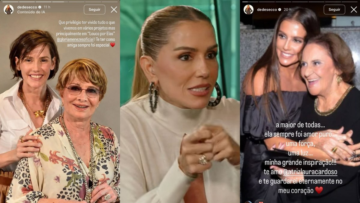 Glória Menezes e Laura Cardoso recebem homenagem de Deborah Secco