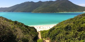 Banhista registra imagem rara na Praia Grande, em Arraial do Cabo