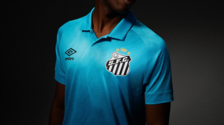 Santos lança camisa azul em homenagem a Neymar