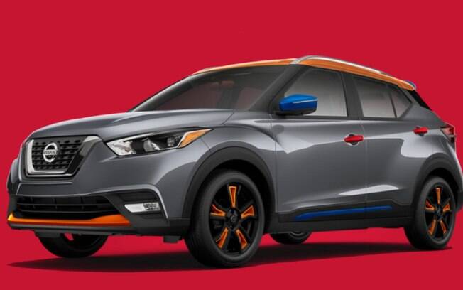 Exemplo de configuração para o Nissan Kicks norte-americano, além de diversas outras possibilidades