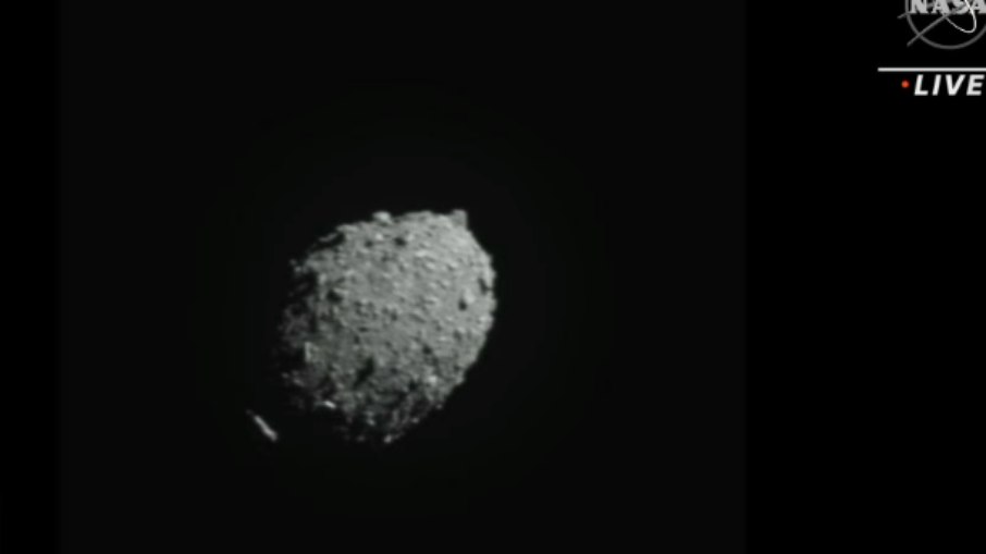 Nasa atingiu o asteroide Dimorphos 