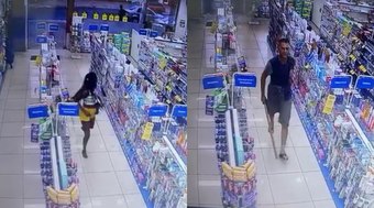 Vídeo: mulher é espancada com madeira e homem ameaça 