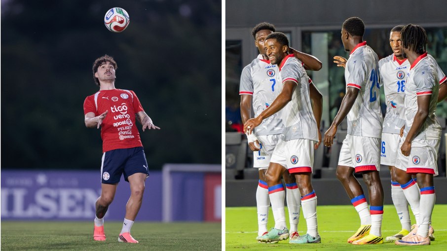 Paraguai, do palmeirense Maurício, e Haiti, adversário do Brasil na Copa, jogam nesta sexta (5)