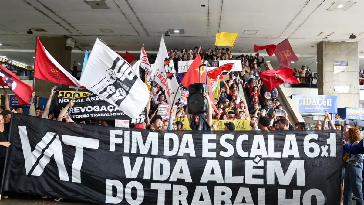 Manifestação contra 6x1 Manifestação contra 6x1