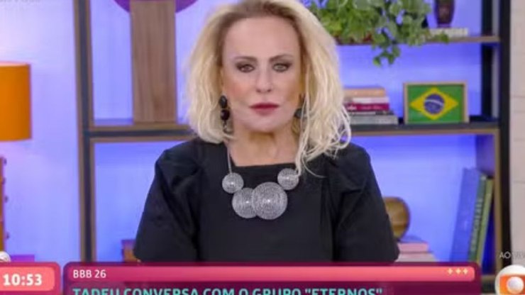Ana Maria Braga vai às lágrimas com atitude de Tadeu Schmidt no BBB 26