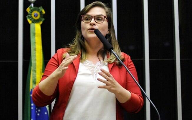 Deputada Marília Arraes (PT-PE) no plenário da Câmara