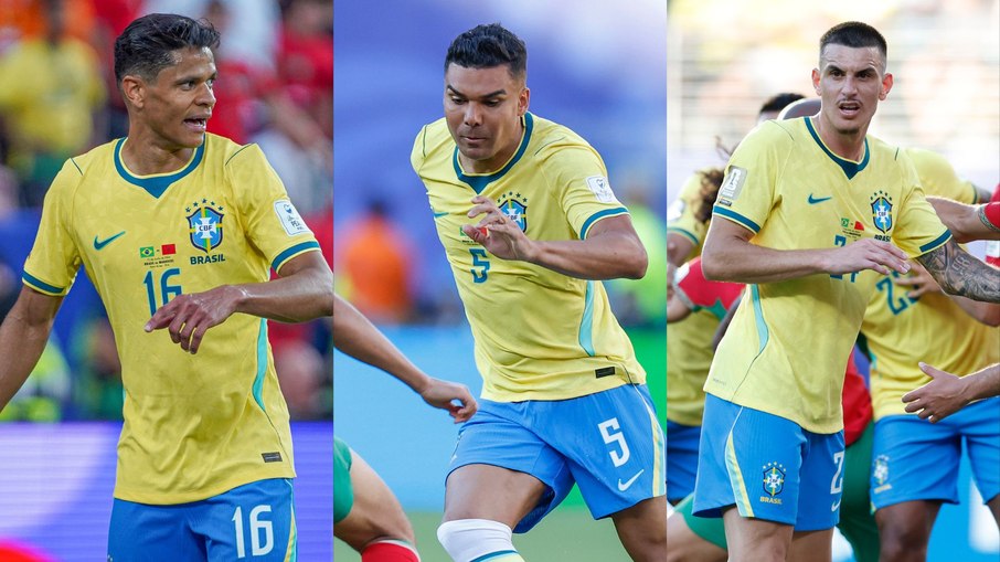 Jogadores pendurados da Seleção Brasileira Jogadores pendurados da Seleção Brasileira