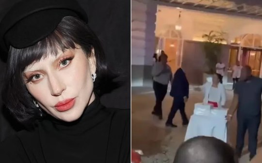 Lady Gaga entrega pizza para fãs em porta de hotel; assista