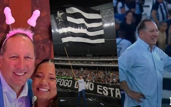 Festa dentro e fora de campo: como foi o 'fim de semana perfeito' de John Textor, dono do Botafogo