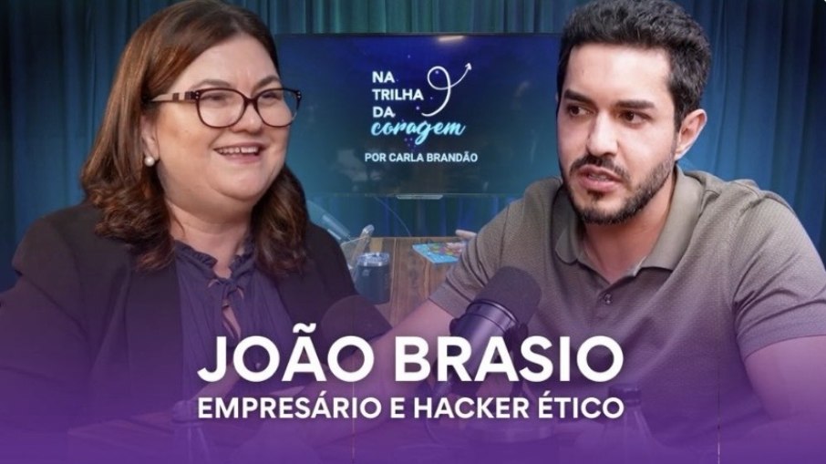 O empresário João Brasio, especialista em cibersegurança e CEO da Elytron Cyberserurity, no podcast Na Trilha da Coragem O empresário João Brasio, especialista em cibersegurança e CEO da Elytron Cyberserurity, no podcast Na Trilha da Coragem