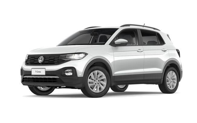 VW T-Cross Sense da linha 2021 passa a ter rodas de liga leve, sistema multimídia e logo da motorização como opcionais