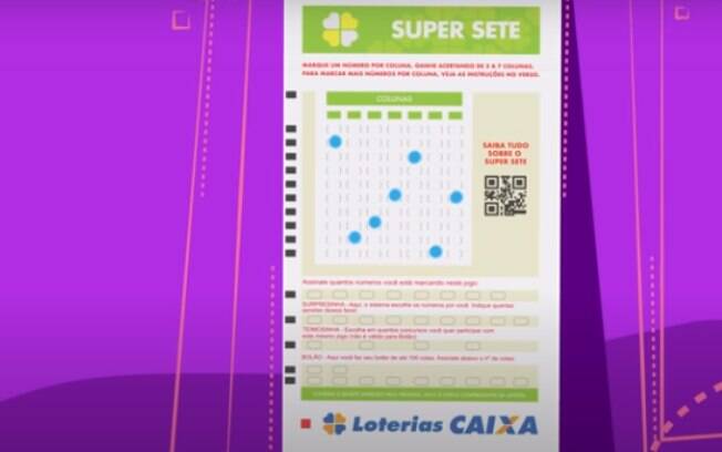 Caixa lançou o Super Sete, sua nova loteria, que estreia nesta sexta-feira (2)