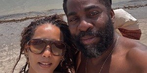 De biquíni, Taís Araujo comemora fim de ano ao lado de marido