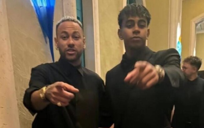 Yamal já se declarou fã do Neymar Yamal já se declarou fã do Neymar