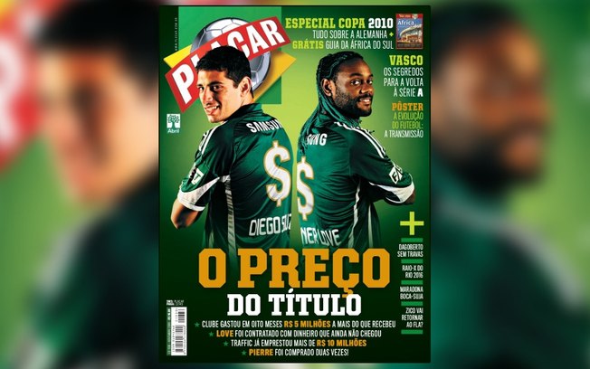 Em 2009, Palmeiras montou time caro, mas deixou título escapar na reta final