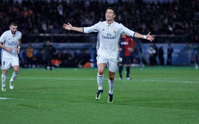 Cristiano Ronaldo marcou três gols para o Real Madrid na final do Mundial de Clubes