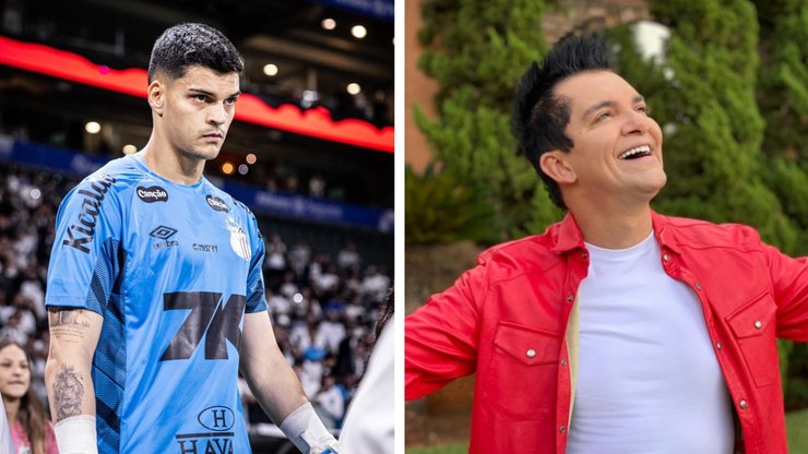 Cantor Regis Danese cobra goleiro do Santos: 