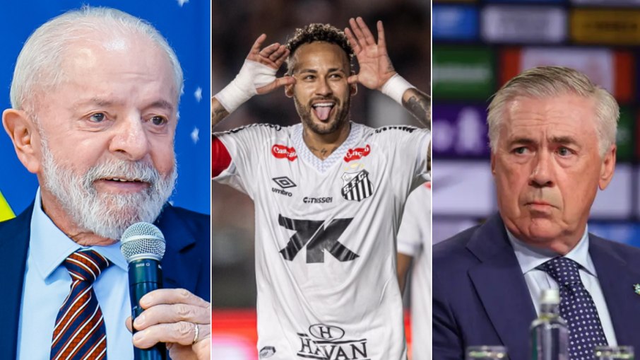 Ancelotti consulta Lula sobre convocação de Neymar