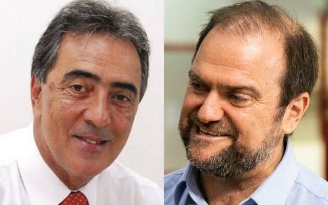 O vereador do DEM Adilson Amadeu, direita, fez uma ofensa antissemita a Daniel Annenberg (PSDB), esquerda