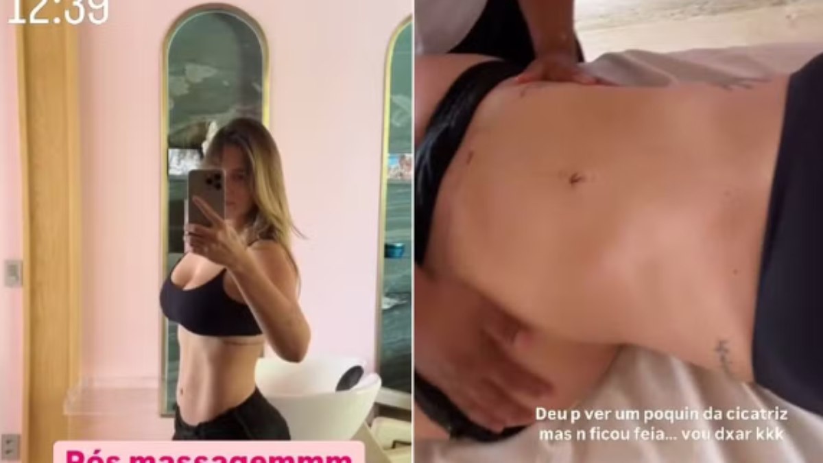 Virginia Fonseca mostra a barriga após gravidez