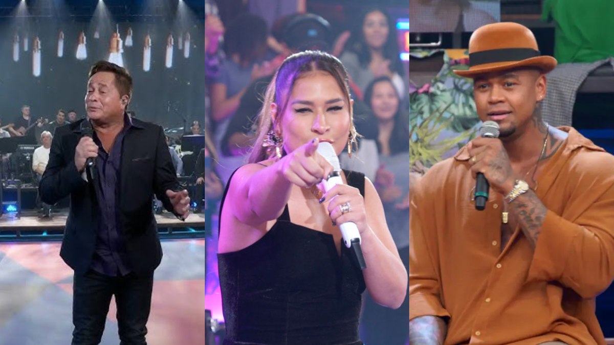 Leonardo, Simone Mendes e Leo Santana Leonardo, Simone Mendes e Leo Santana