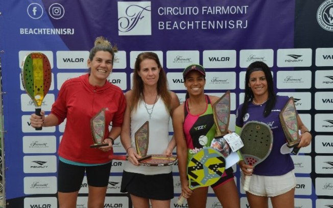 Definidos os campeões da VI Maratona de Beach Tennis em Copacabana, no Rio de Janeiro
