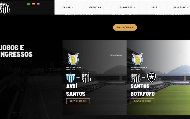 Site do Santos erra nome do Botafogo e web 'abre caixa' de piadas de duplo sentido