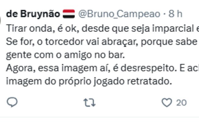 Torcida do São Paulo se revolta com montagem feita pela Cazé TV