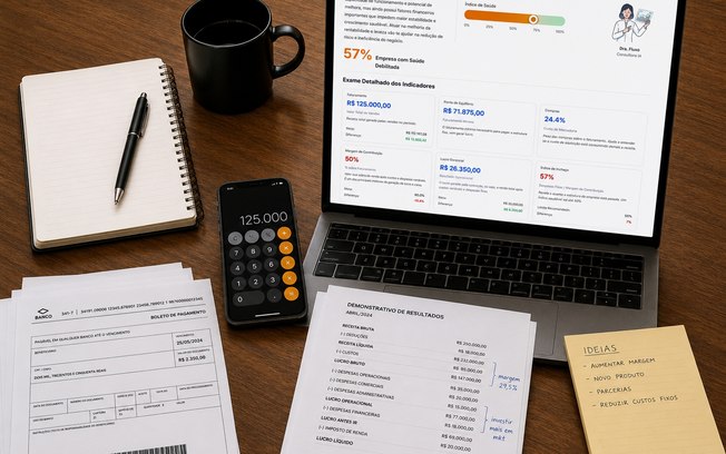 IA diagnostica finanças de pequenas empresas em 10 minutos