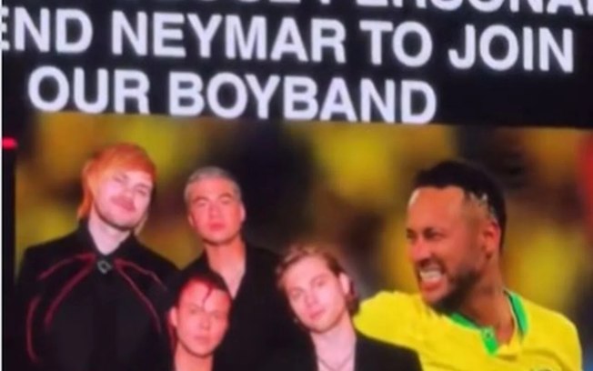Neymar foi vaiado e xingado no show do 5 Seconds of Summer, em São Paulo