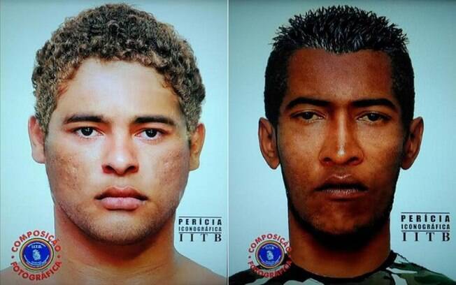 Retratos falados de supostos autores de ataques com agulhas foram divulgados pela Polícia Civil