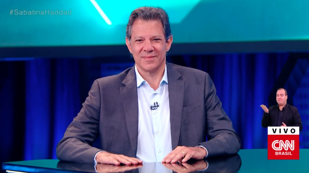 Fernando Haddad participa de sabatina