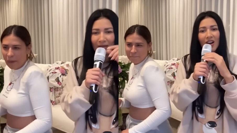 Simone e Simaria cantando juntas