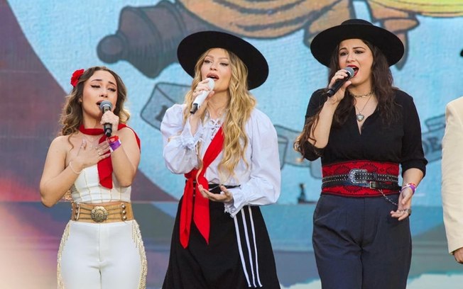 Luiza Sonza encanta plateia no Festival Salve O Sul em prol do Rio Grande do Sul no Allianz Parque