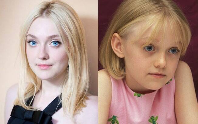Antes e depois das celebridades: Dakota Fanning quando era criança
